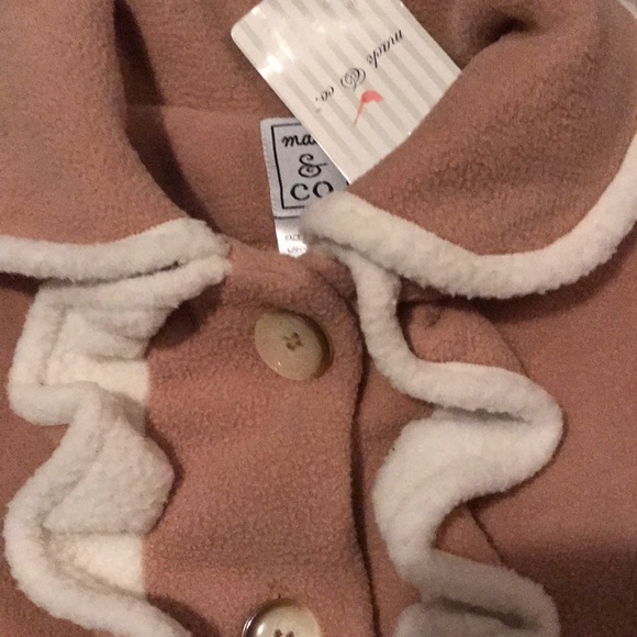 NWT Fleece Girlie coat! - Picture 2 of 3
